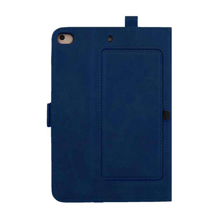 Horizontal Flip Double Holder Leather Case for iPad Mini (2019), with Card Slots & Photo Frame & Pen Slot