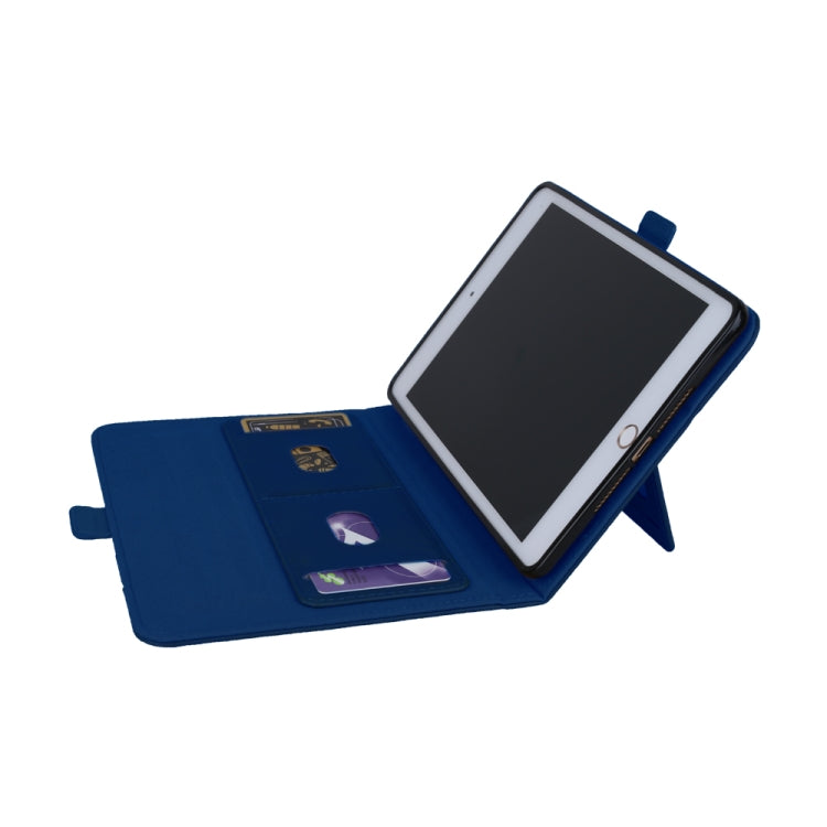 Horizontal Flip Double Holder Leather Case for iPad Mini (2019), with Card Slots & Photo Frame & Pen Slot