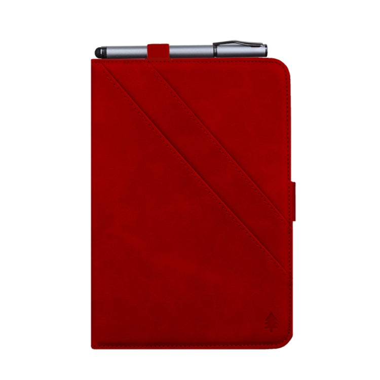 Horizontal Flip Double Holder Leather Case for iPad Mini (2019), with Card Slots & Photo Frame & Pen Slot