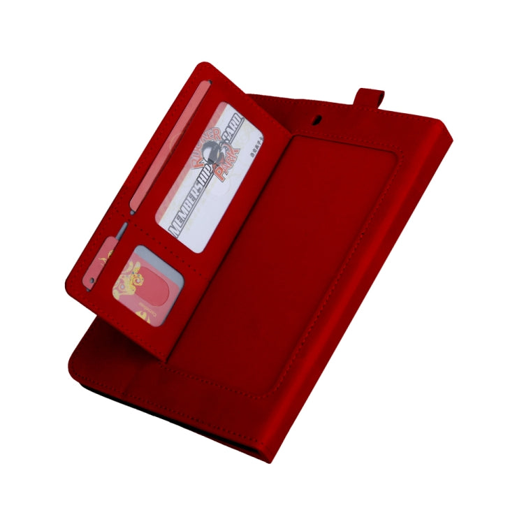 Horizontal Flip Double Holder Leather Case for iPad Mini (2019), with Card Slots & Photo Frame & Pen Slot