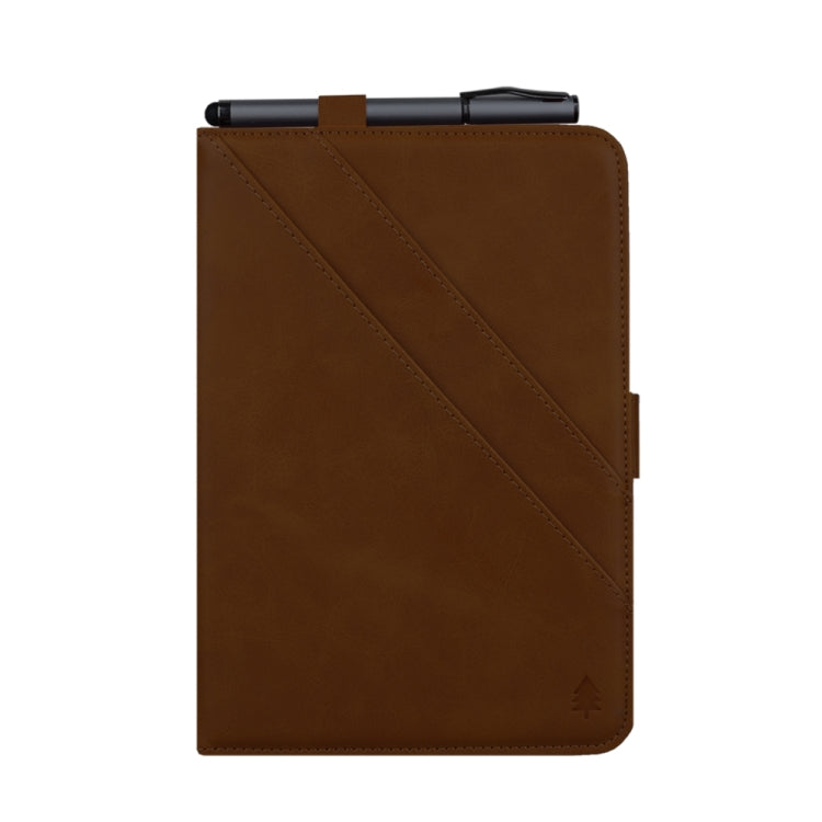 Horizontal Flip Double Holder Leather Case for iPad Mini (2019), with Card Slots & Photo Frame & Pen Slot