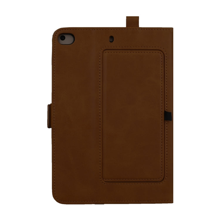 Horizontal Flip Double Holder Leather Case for iPad Mini (2019), with Card Slots & Photo Frame & Pen Slot
