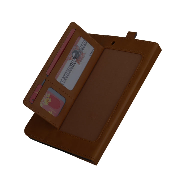 Horizontal Flip Double Holder Leather Case for iPad Mini (2019), with Card Slots & Photo Frame & Pen Slot