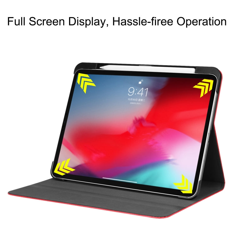 Solid Color Cowhide Texture Horizontal Flip PU Leather Case for iPad Pro 11 inch (2018), with Holder & Sleep / Wake-up Function