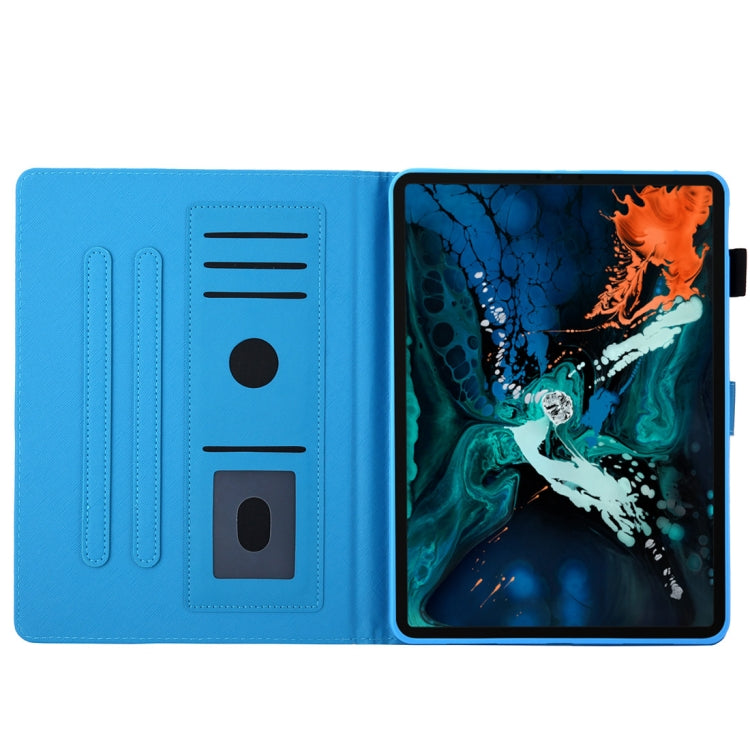 Sand Pattern Horizontal Flip Leather Case for iPad Pro 11 inch (2018), with Holder & Card Slot & Sleep / Wake-up Function