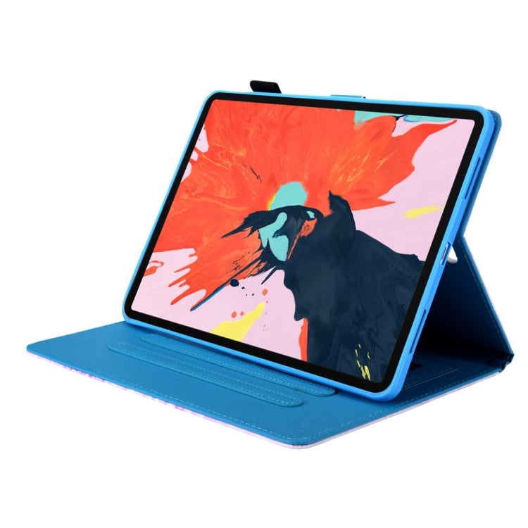 Sand Pattern Horizontal Flip Leather Case for iPad Pro 11 inch (2018), with Holder & Card Slot & Sleep / Wake-up Function