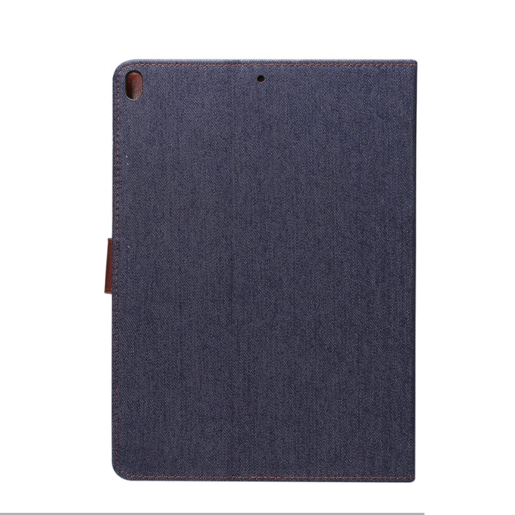Denim Cloth Texture Surface Horizontal Flip Leather Protective Case with Holder & Card Slots & Wallet & Sleep for iPad Pro 10.5 inch & iPad Air (2019)