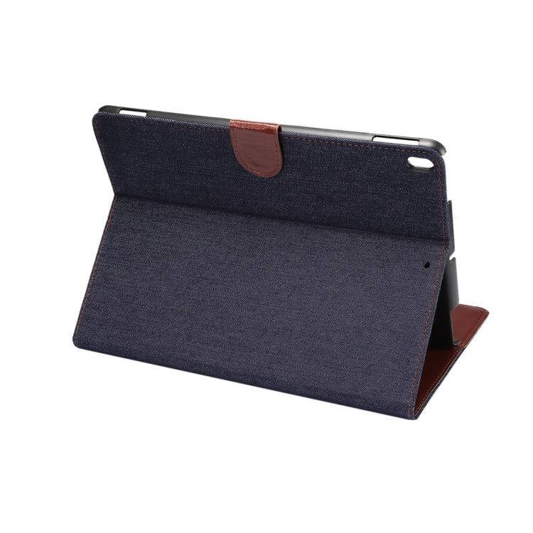 Denim Cloth Texture Surface Horizontal Flip Leather Protective Case with Holder & Card Slots & Wallet & Sleep for iPad Pro 10.5 inch & iPad Air (2019)