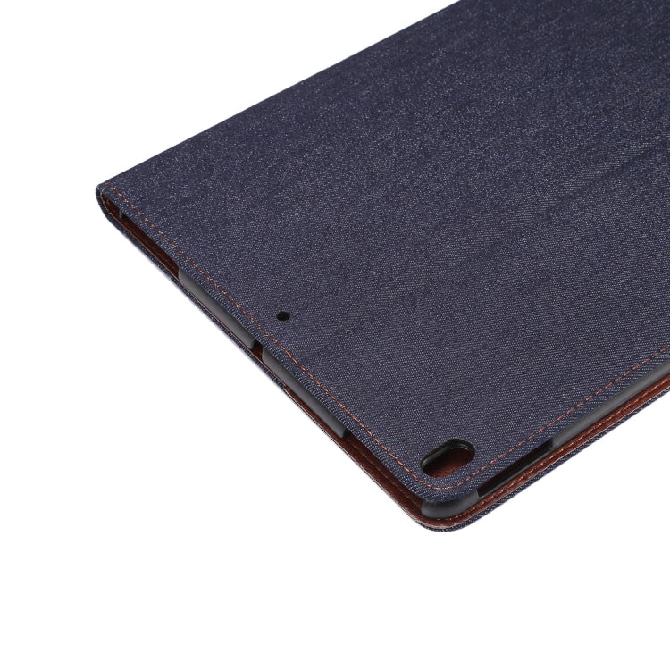 Denim Cloth Texture Surface Horizontal Flip Leather Protective Case with Holder & Card Slots & Wallet & Sleep for iPad Pro 10.5 inch & iPad Air (2019)