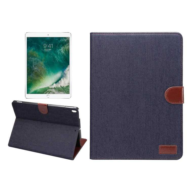 Denim Cloth Texture Surface Horizontal Flip Leather Protective Case with Holder & Card Slots & Wallet & Sleep for iPad Pro 10.5 inch & iPad Air (2019)