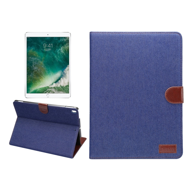 Denim Cloth Texture Surface Horizontal Flip Leather Protective Case with Holder & Card Slots & Wallet & Sleep for iPad Pro 10.5 inch & iPad Air (2019)