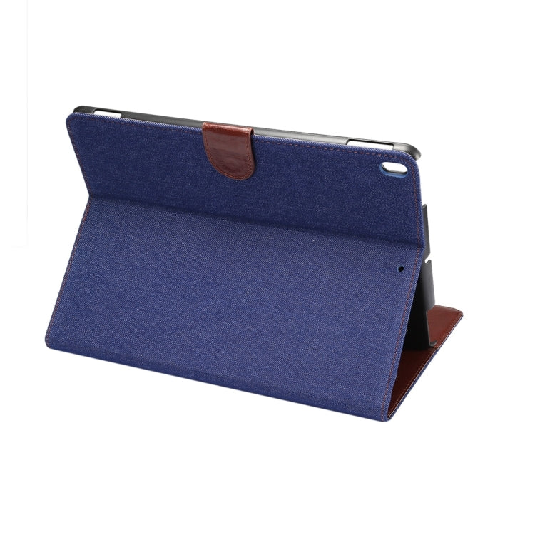 Denim Cloth Texture Surface Horizontal Flip Leather Protective Case with Holder & Card Slots & Wallet & Sleep for iPad Pro 10.5 inch & iPad Air (2019)