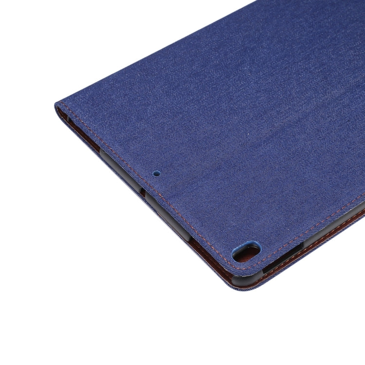Denim Cloth Texture Surface Horizontal Flip Leather Protective Case with Holder & Card Slots & Wallet & Sleep for iPad Pro 10.5 inch & iPad Air (2019)