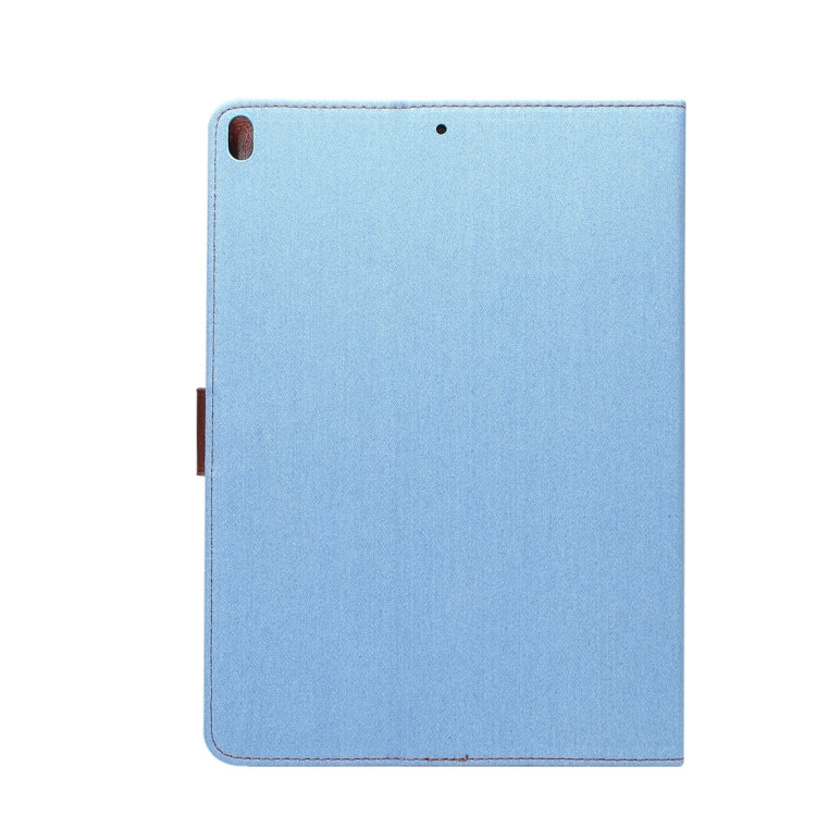 Denim Cloth Texture Surface Horizontal Flip Leather Protective Case with Holder & Card Slots & Wallet & Sleep for iPad Pro 10.5 inch & iPad Air (2019)