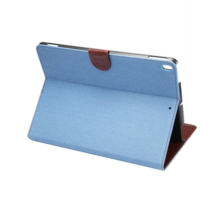 Denim Cloth Texture Surface Horizontal Flip Leather Protective Case with Holder & Card Slots & Wallet & Sleep for iPad Pro 10.5 inch & iPad Air (2019)