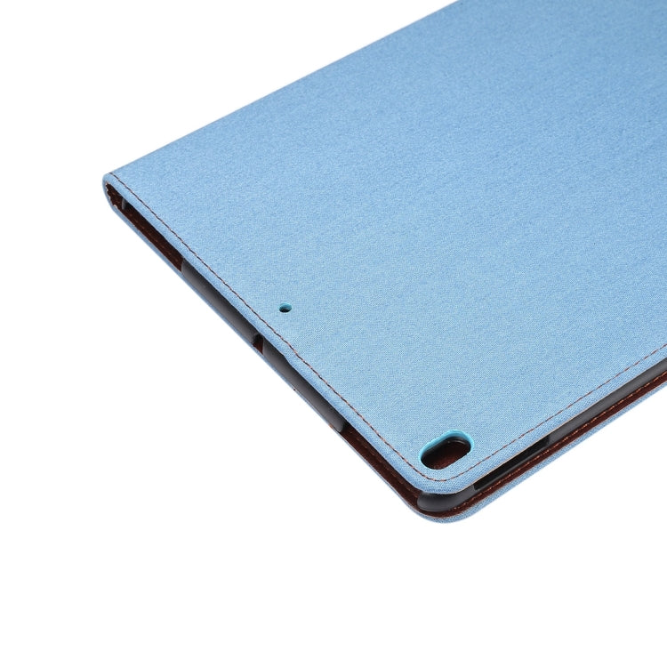 Denim Cloth Texture Surface Horizontal Flip Leather Protective Case with Holder & Card Slots & Wallet & Sleep for iPad Pro 10.5 inch & iPad Air (2019)
