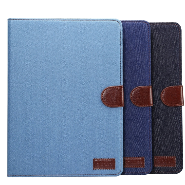 Denim Cloth Texture Surface Horizontal Flip Leather Protective Case with Holder & Card Slots & Wallet & Sleep for iPad Pro 10.5 inch & iPad Air (2019)