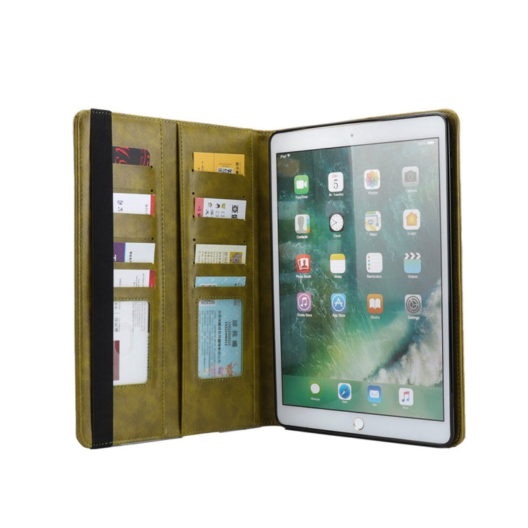 Horizontal Flip Leather Case for iPad Pro 10.5 inch,  with Double Card Slots & Pen Slots & Holder & Wallet & Photo Frame