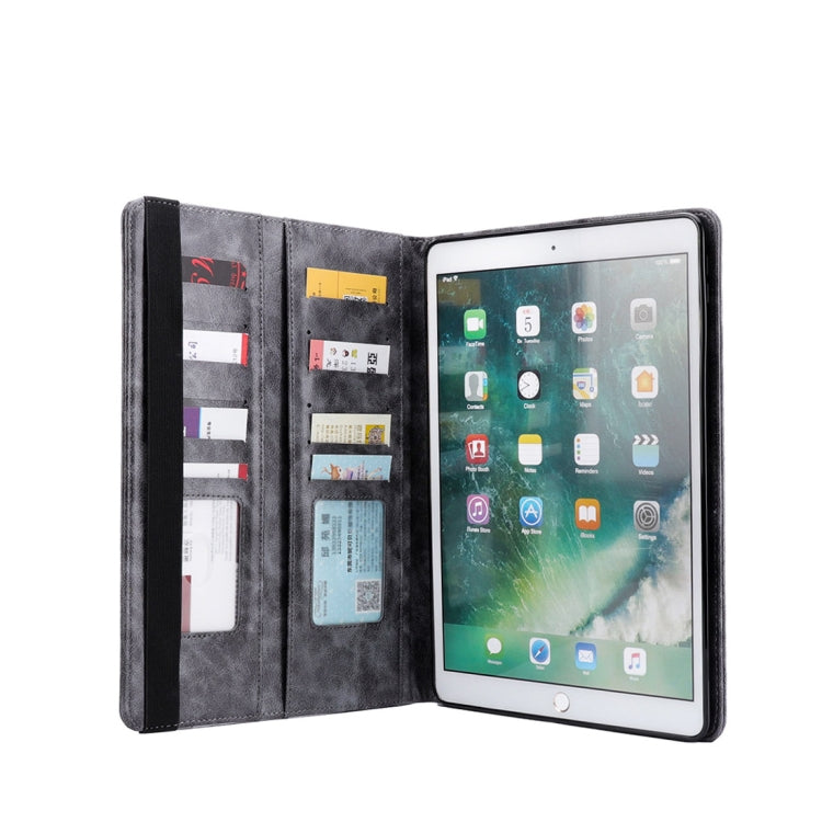 Horizontal Flip Leather Case for iPad Pro 10.5 inch,  with Double Card Slots & Pen Slots & Holder & Wallet & Photo Frame