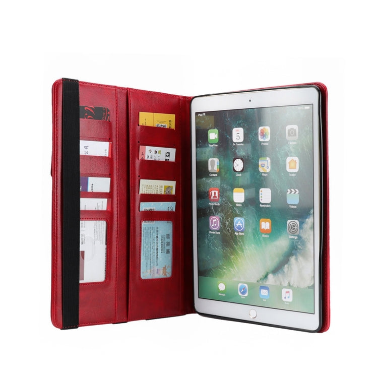 Horizontal Flip Leather Case for iPad Pro 10.5 inch,  with Double Card Slots & Pen Slots & Holder & Wallet & Photo Frame