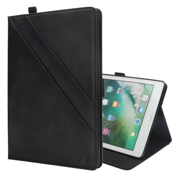 Horizontal Flip Double Holder Leather Case for iPad Pro 10.5 (2017), with Card Slots & Photo Frame & Pen Slot