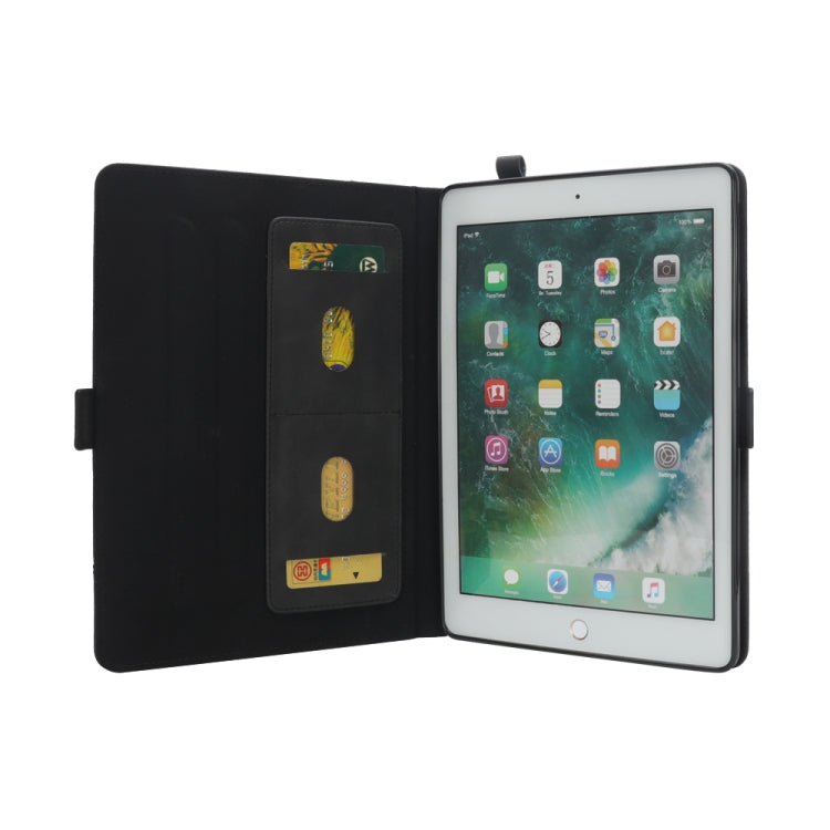 Horizontal Flip Double Holder Leather Case for iPad Pro 10.5 (2017), with Card Slots & Photo Frame & Pen Slot