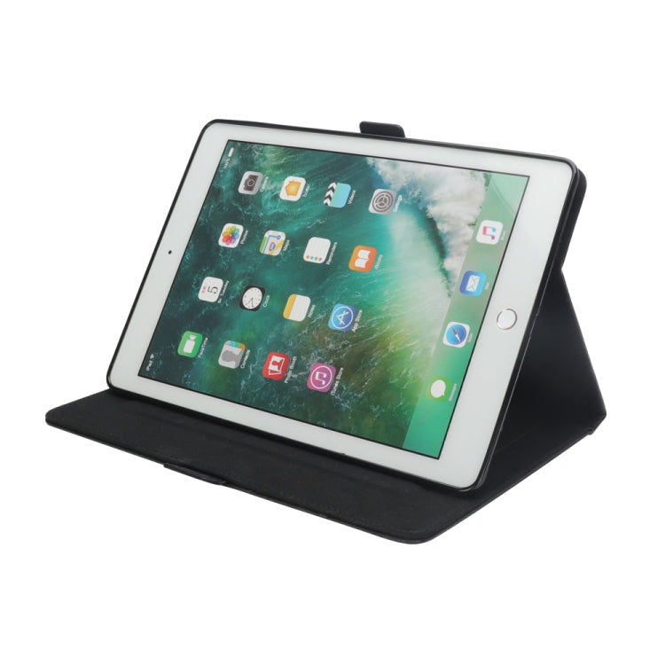 Horizontal Flip Double Holder Leather Case for iPad Pro 10.5 (2017), with Card Slots & Photo Frame & Pen Slot