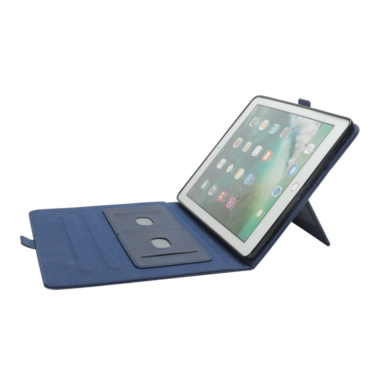 Horizontal Flip Double Holder Leather Case for iPad Pro 10.5 (2017), with Card Slots & Photo Frame & Pen Slot