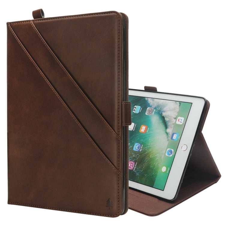 Horizontal Flip Double Holder Leather Case for iPad Pro 10.5 (2017), with Card Slots & Photo Frame & Pen Slot