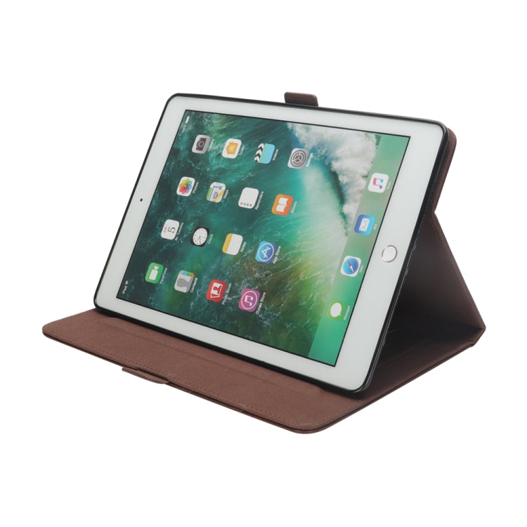 Horizontal Flip Double Holder Leather Case for iPad Pro 10.5 (2017), with Card Slots & Photo Frame & Pen Slot
