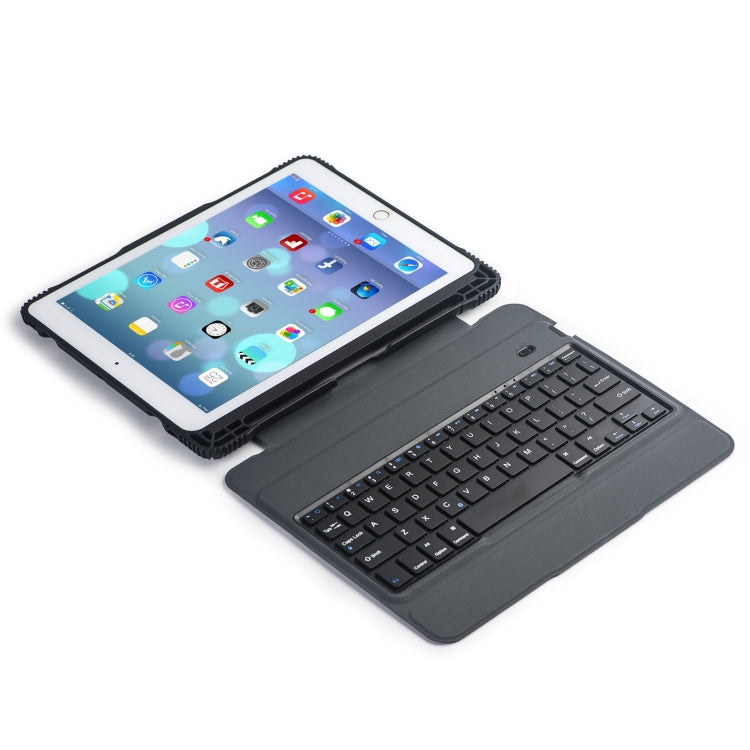 Detachable Bluetooth Keyboard + Horizontal Flip Leather Tablet Case with Holder for iPad Pro 10.5 inch (Black)
