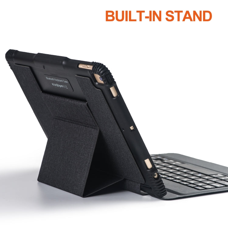 Detachable Bluetooth Keyboard + Horizontal Flip Leather Tablet Case with Holder for iPad Pro 10.5 inch (Black)