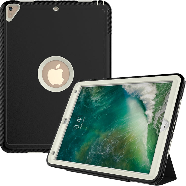 For iPad Pro 10.5 inch (2017) 3-layer Magnetic Protective Case with Smart Cover Auto-sleep & Awake Function