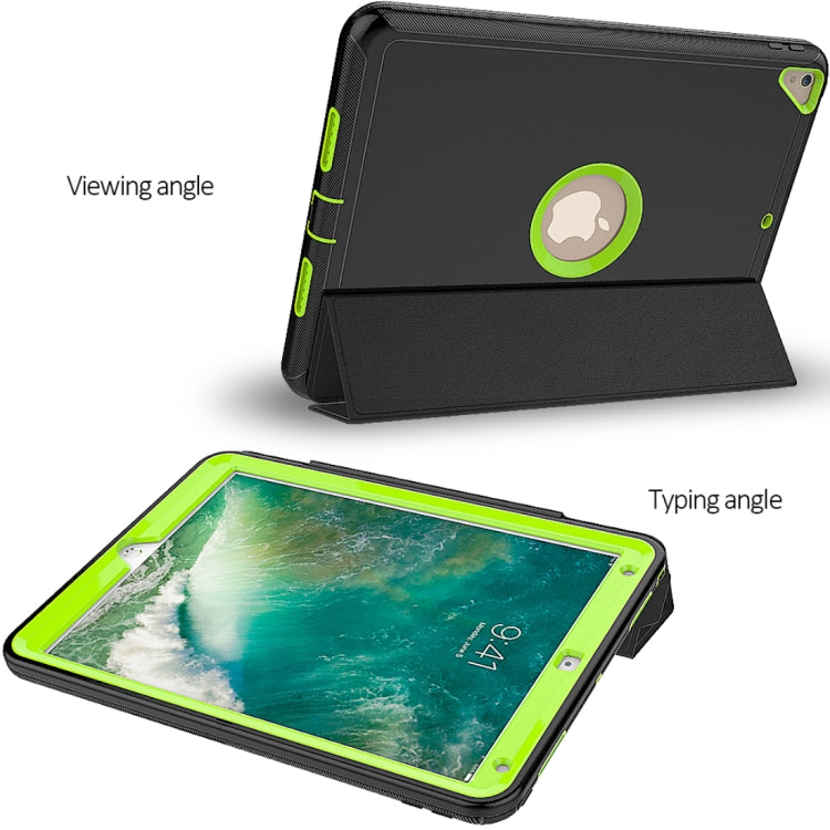 For iPad Pro 10.5 inch (2017) 3-layer Magnetic Protective Case with Smart Cover Auto-sleep & Awake Function