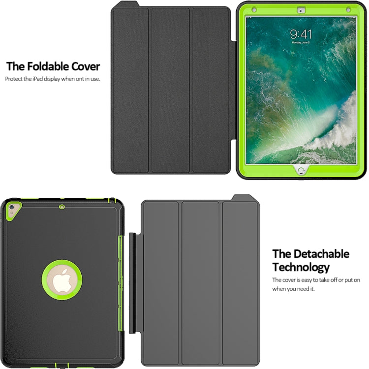 For iPad Pro 10.5 inch (2017) 3-layer Magnetic Protective Case with Smart Cover Auto-sleep & Awake Function