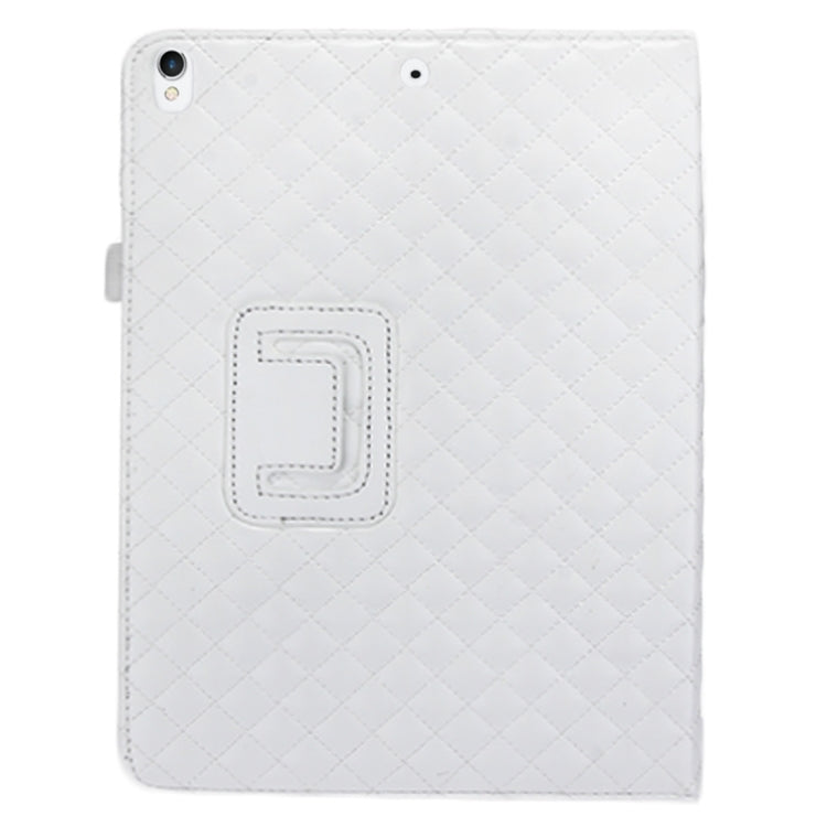 For iPad Pro 10.5 inch Plaid Texture Horizontal Flip Leather Case with Holder