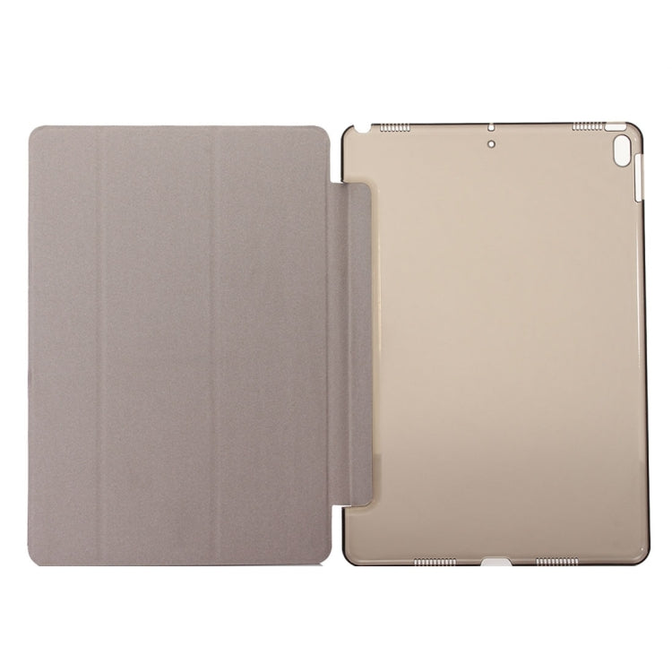 For iPad Pro 10.5 Inch Silk Texture Horizontal Flip Leather Case with Three-folding Holder & Sleep Function