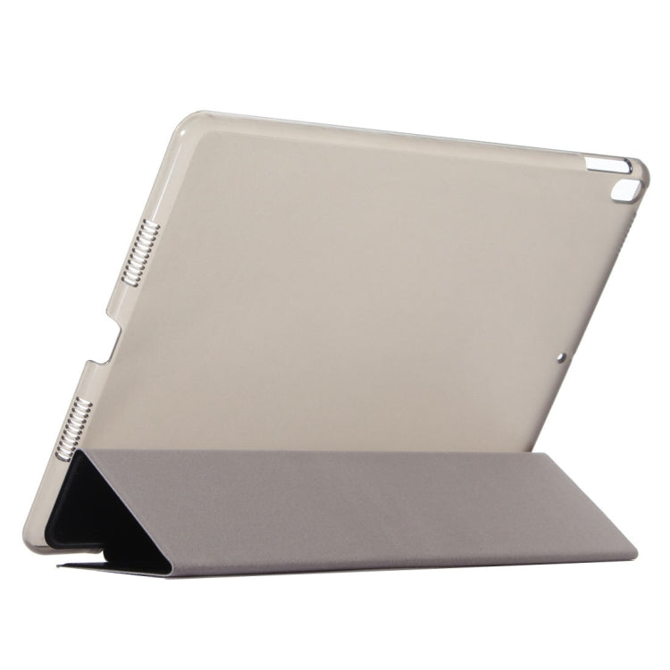 For iPad Pro 10.5 Inch Silk Texture Horizontal Flip Leather Case with Three-folding Holder & Sleep Function