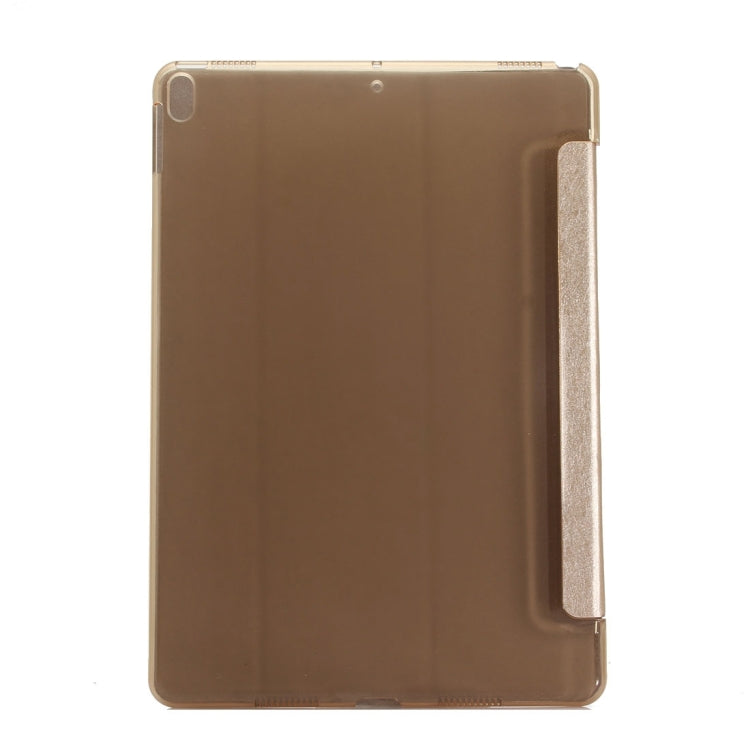 For iPad Pro 10.5 Inch Silk Texture Horizontal Flip Leather Case with Three-folding Holder & Sleep Function