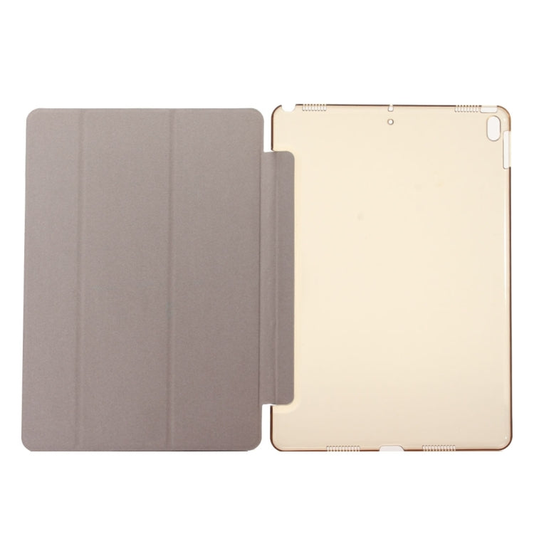 For iPad Pro 10.5 Inch Silk Texture Horizontal Flip Leather Case with Three-folding Holder & Sleep Function