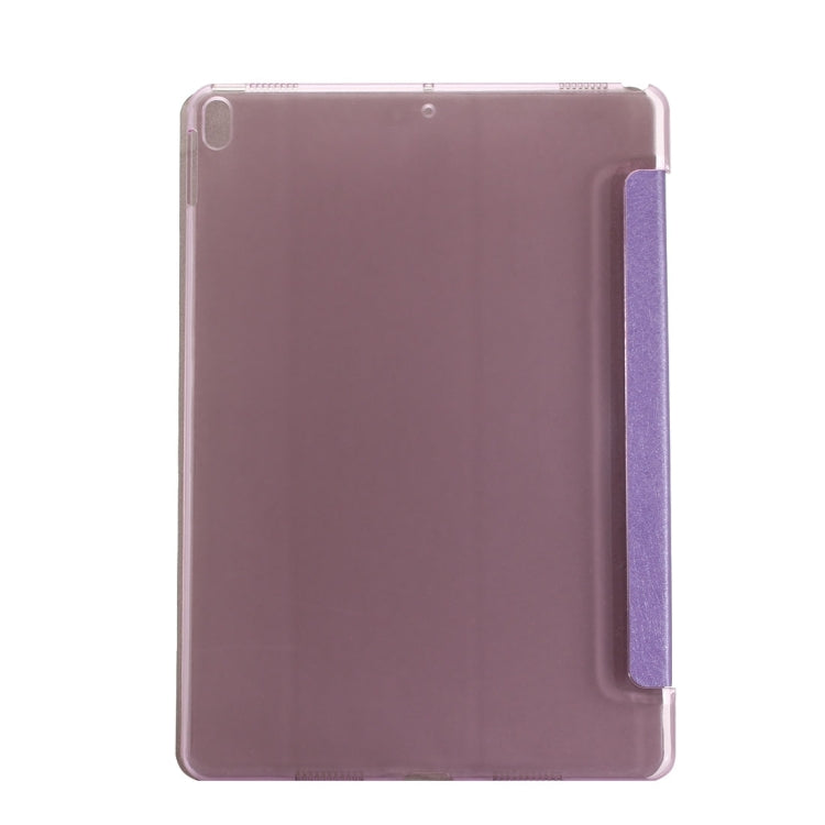 For iPad Pro 10.5 Inch Silk Texture Horizontal Flip Leather Case with Three-folding Holder & Sleep Function
