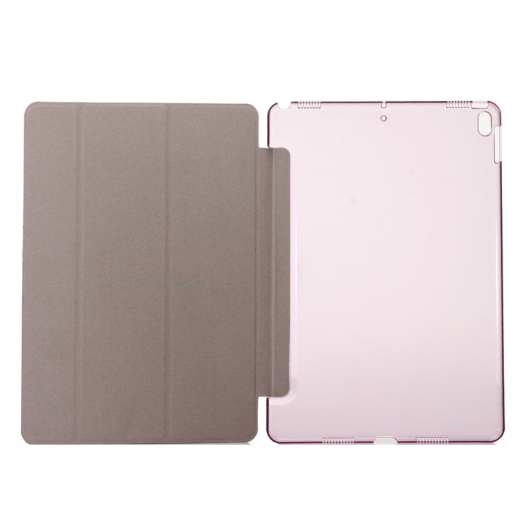 For iPad Pro 10.5 Inch Silk Texture Horizontal Flip Leather Case with Three-folding Holder & Sleep Function