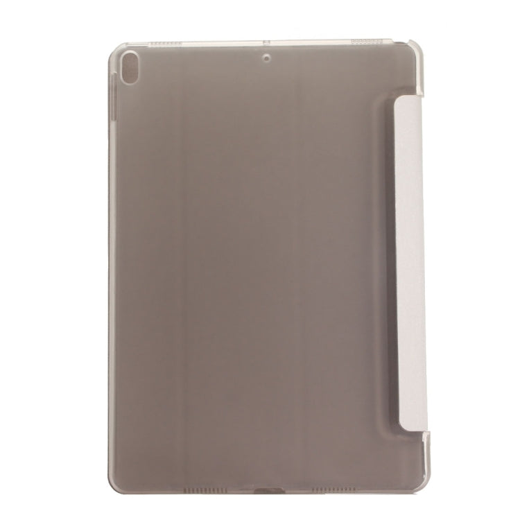 For iPad Pro 10.5 Inch Silk Texture Horizontal Flip Leather Case with Three-folding Holder & Sleep Function