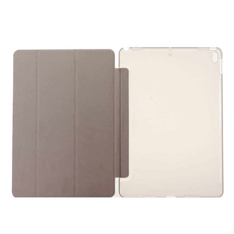 For iPad Pro 10.5 Inch Silk Texture Horizontal Flip Leather Case with Three-folding Holder & Sleep Function