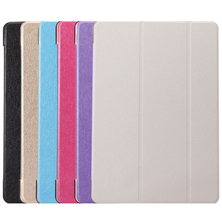 For iPad Pro 10.5 Inch Silk Texture Horizontal Flip Leather Case with Three-folding Holder & Sleep Function