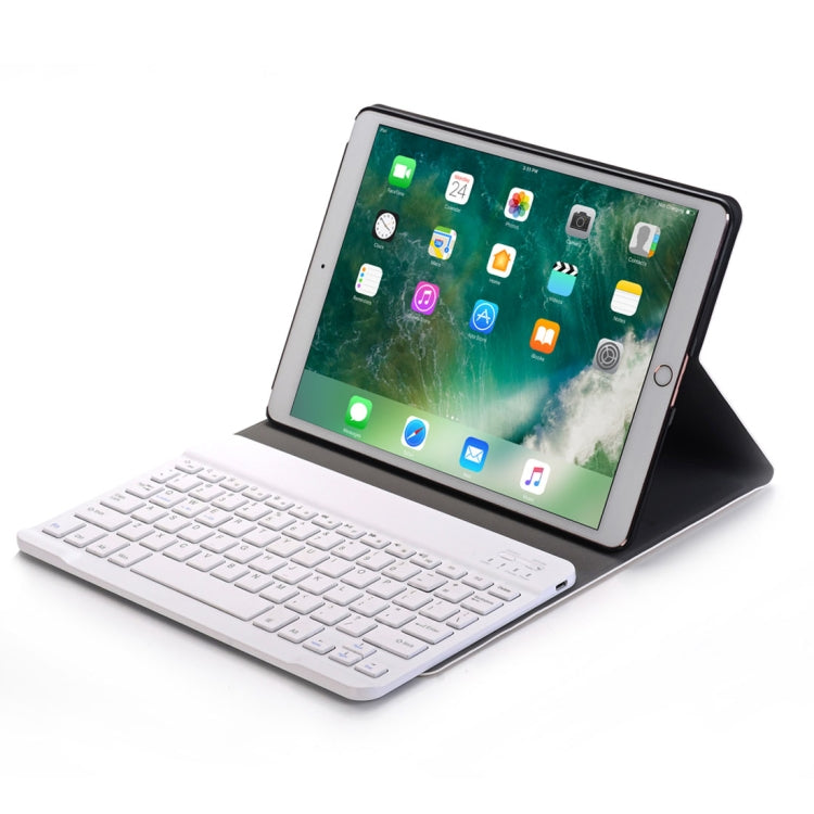 For iPad Pro 10.5 inch Ultra-thin ABS Bluetooth Keyboard Horizontal Flip Leather Tablet Case with Holder