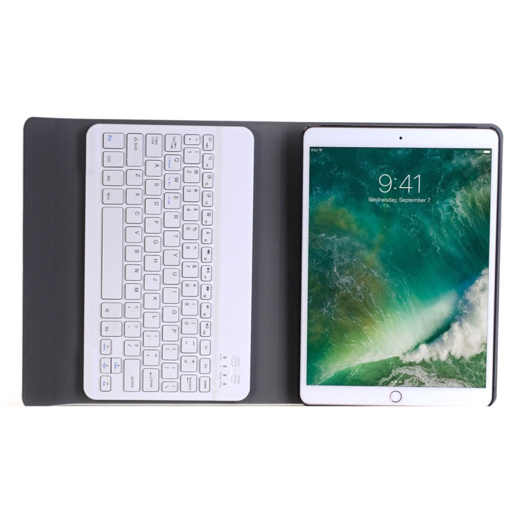 For iPad Pro 10.5 inch Ultra-thin ABS Bluetooth Keyboard Horizontal Flip Leather Tablet Case with Holder