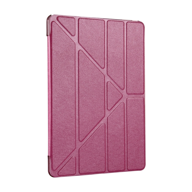 For iPad Pro 10.5 inch Silk Texture Horizontal Deformation Flip Leather Case with 4-folding Holder & Sleep / Wake-up