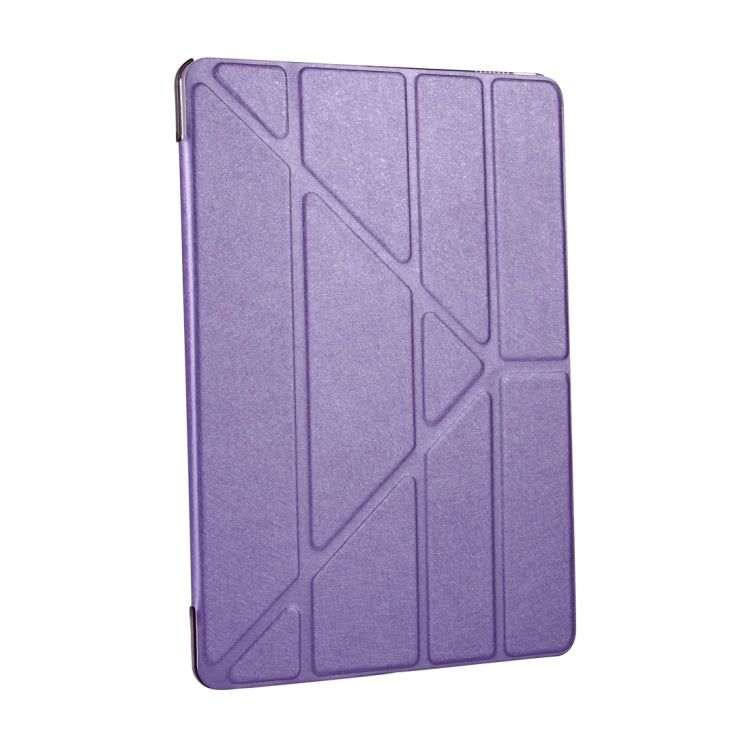 For iPad Pro 10.5 inch Silk Texture Horizontal Deformation Flip Leather Case with 4-folding Holder & Sleep / Wake-up