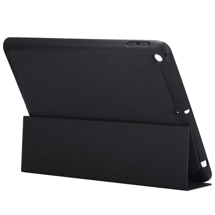 Cloth Texture Pattern Horizontal Flip Leather Case for iPad Pro 10.5 inch ,with Three-folding Holder & Pen Slots